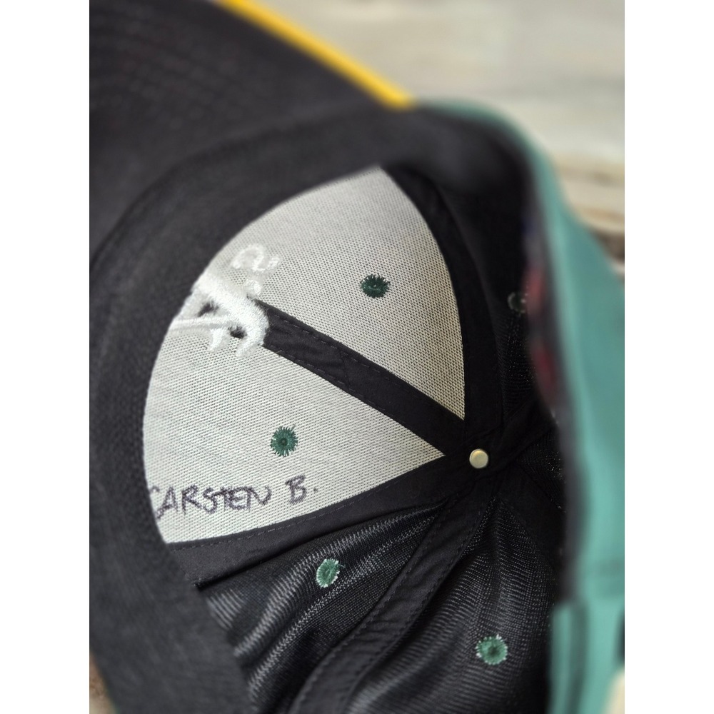 OC‎ Sports Oakland Athletics Youth Baseball Cap Green Gold MLB Adjustable Hat - Picture 9 of 9